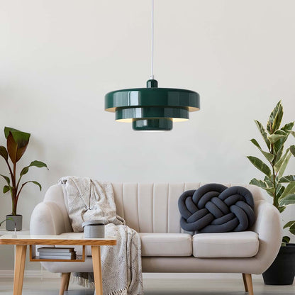 Mid Century Bauhaus Iron Pendant Lamp