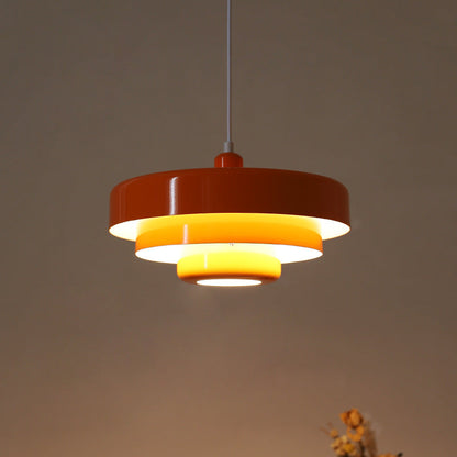 Mid Century Bauhaus Iron Pendant Lamp