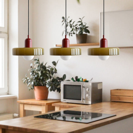 3 Heads Modern Art Decor Glass Pendant Light