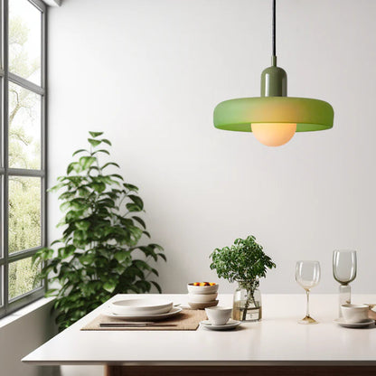 Bauhaus Modern Colorful Glass Pendant Light