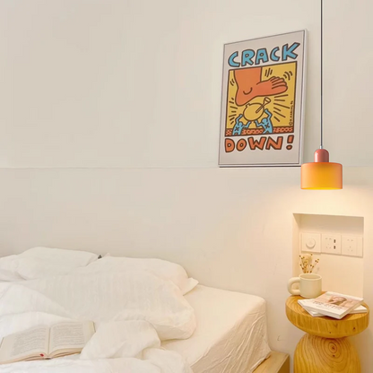 Bauhaus Small Glass Art Pendant Light