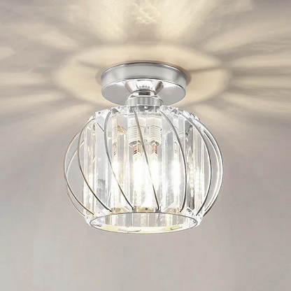 Nordic Simple Globular Glass Hallway Pendant Light