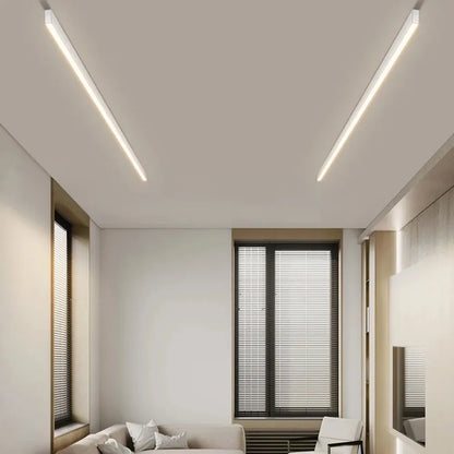 Contemporary Minimalist Long Strip LED Ceiling Lamp