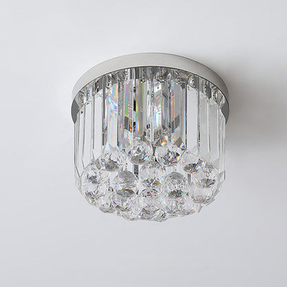 Contemporary Modern Crystal Ceiling Light