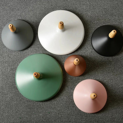 Nordic Macaron Wooden Creative Pendant Lamp