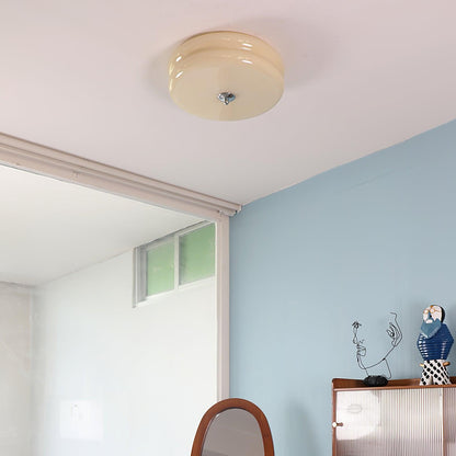 Art Deco Cream Cake Ceiling Light