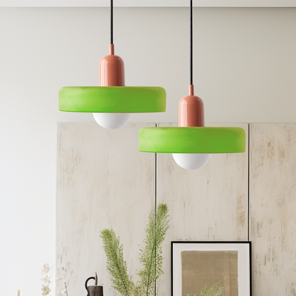Bauhaus Glass Art Kitchen Island Pendant Light