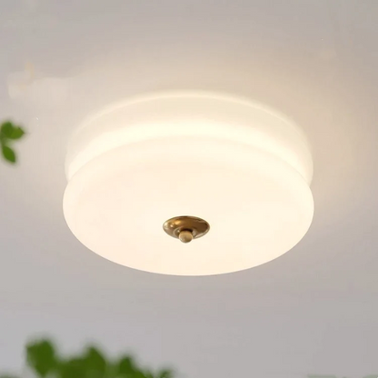 Art Deco Cream Cake Ceiling Light