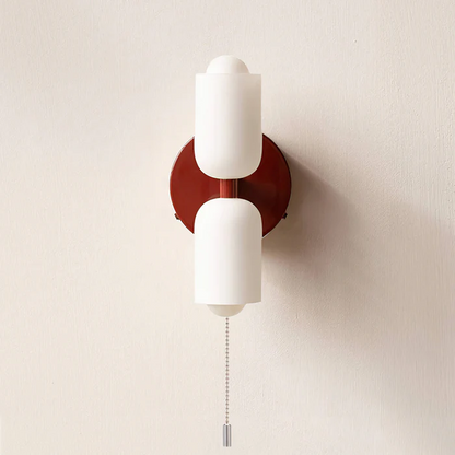 Modern Cream Double Head Wall Sconce