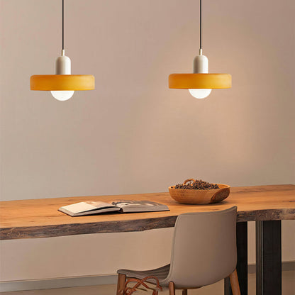 Bauhaus Modern Colorful Glass Pendant Light