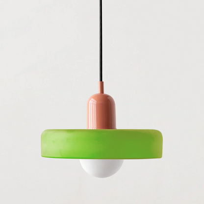 Bauhaus Modern Colorful Glass Pendant Light