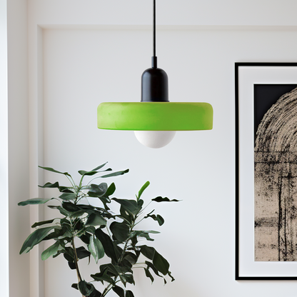 Bauhaus Modern Colorful Glass Pendant Light