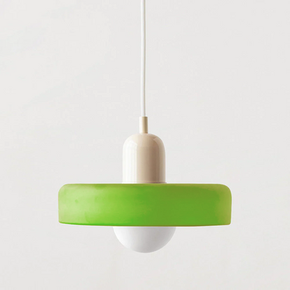 Bauhaus Modern Colorful Glass Pendant Light