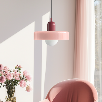 Bauhaus Modern Colorful Glass Pendant Light