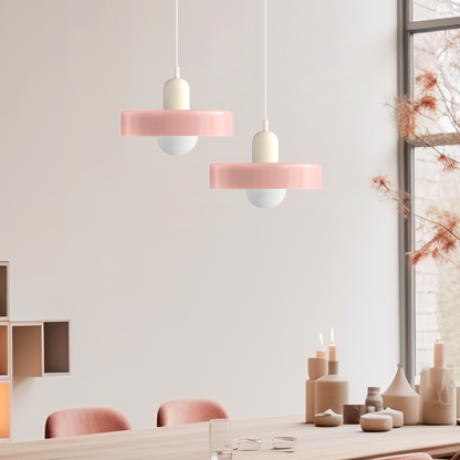 Bauhaus Modern Colorful Glass Pendant Light