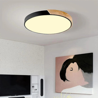 Colorful Minimalist LED Round Ceiling Light