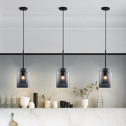 Double Layer Minimalist Small Pendant Light For Dining Room