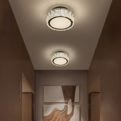 Crystal Luxury Hallway Flush Mount Ceiling Lights