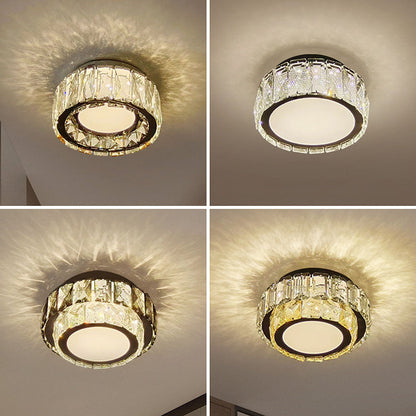Crystal Luxury Hallway Flush Mount Ceiling Lights