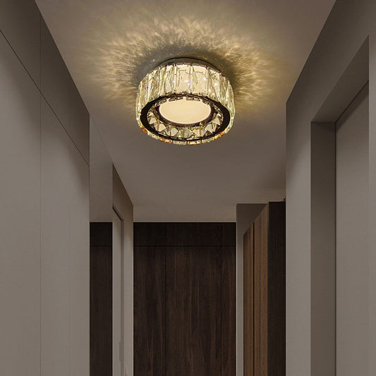Crystal Luxury Hallway Flush Mount Ceiling Lights