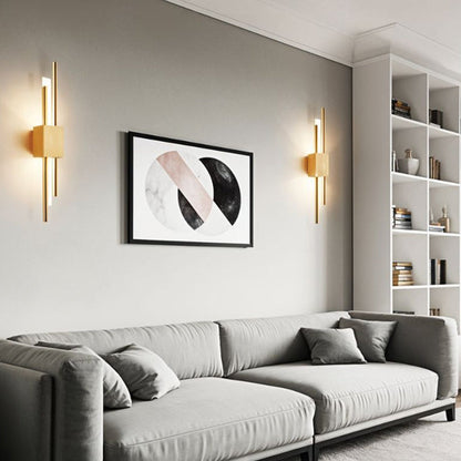 Modern Black And Gold Wall Sconce Lighting