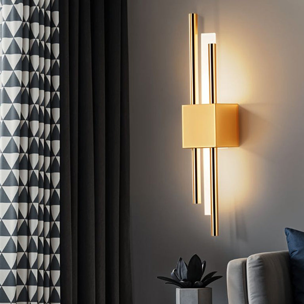 Modern Black And Gold Wall Sconce Lighting