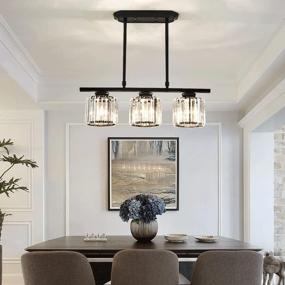 Modern Crystal Glass Kitchen Pendant Lamps