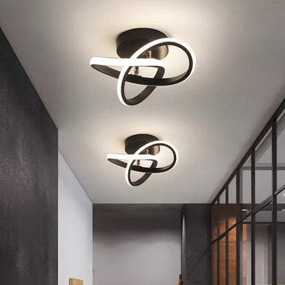 Modern White Metal LED Ceiling Light