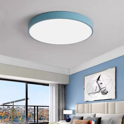 Circular Modern LED Flush Mount Ceiling Light