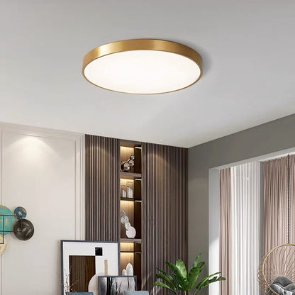 Circular Modern LED Flush Mount Ceiling Light