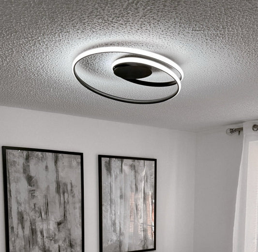 Metal Minimalist Living Room Ceiling Lamp