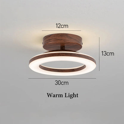 Acrylic Round LED Ceiling Light For Hallway Entrance