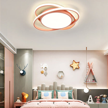 Flush Mount Stylish Bedroom Ceiling Lamp