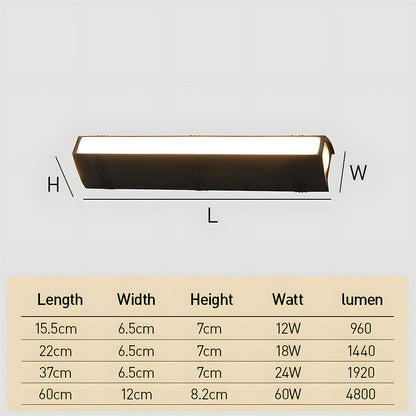 Waterproof Modern LED Outdoor Wall Light