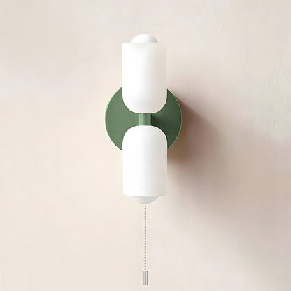 Modern Cream Double Head Wall Sconce