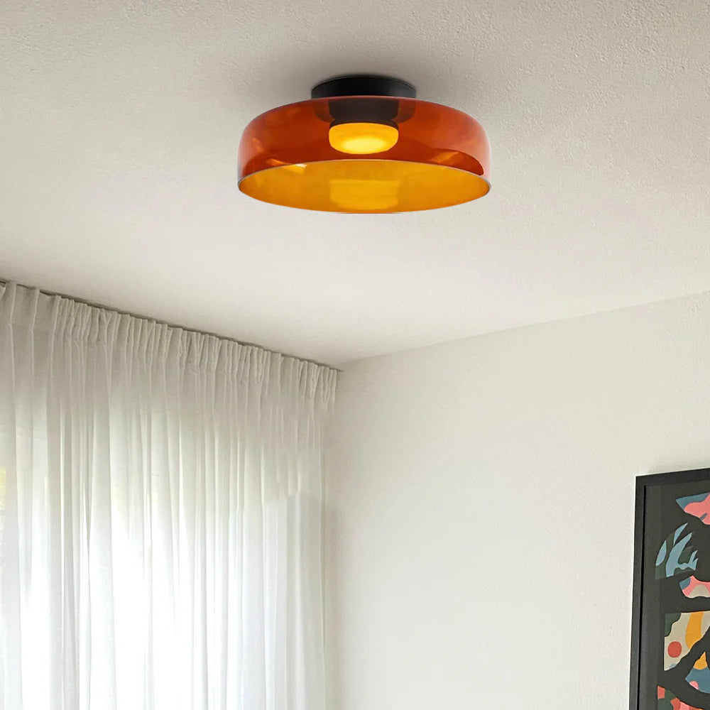Nordic Designer Medieval Glass Ceiling Lamp