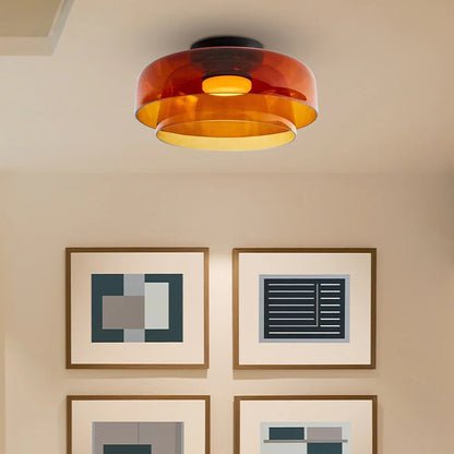 Nordic Designer Medieval Glass Ceiling Lamp