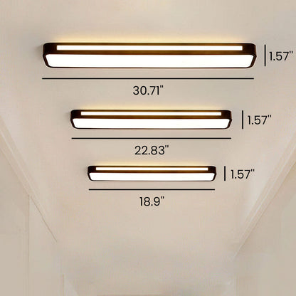 Modern Nordic Minimalist Long LED Ceiling Light