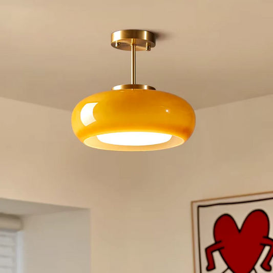 Nordic Vintage French Style Brass Chandelier