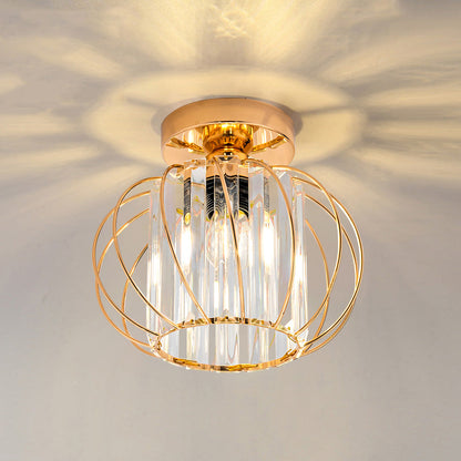 Nordic Simple Globular Glass Hallway Pendant Light