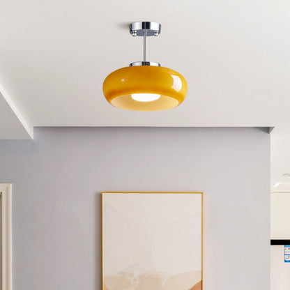 Round Vintage Glass Ceiling Lights