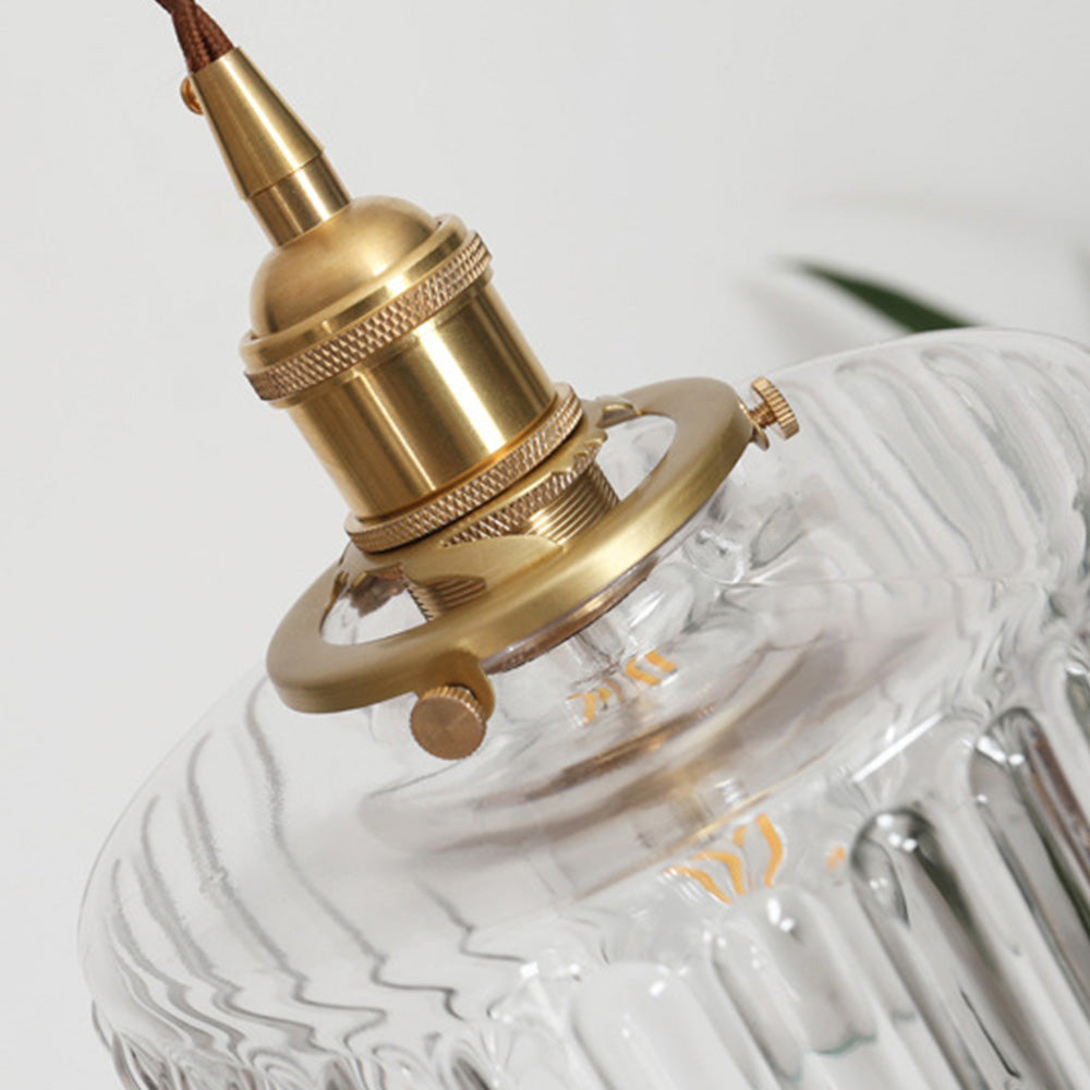 Glass Vintage Pendant Light