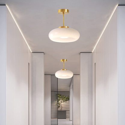 Round Vintage Glass Ceiling Lights