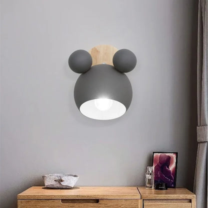 MickeyGlow Mouse Shaped LED Wall Lamp