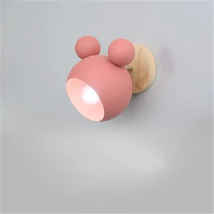 MickeyGlow Mouse Shaped LED Wall Lamp