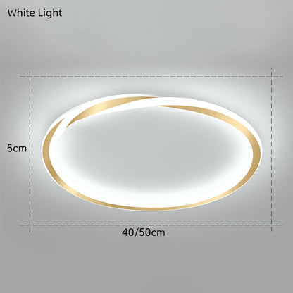 Round Minimalism LED Bedroom Ceiling Lights