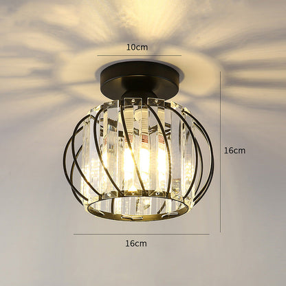 Nordic Luxury Glass Hallway Ceiling Light