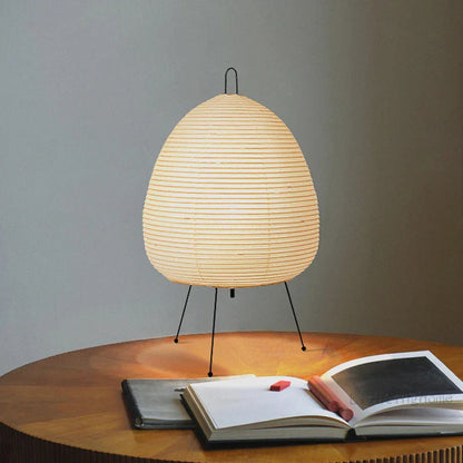 Wabi Sabi Japanese Rice Paper Table Lamp