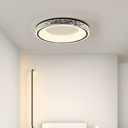 Flush Mount Modern Round Acrylic Ceiling Light