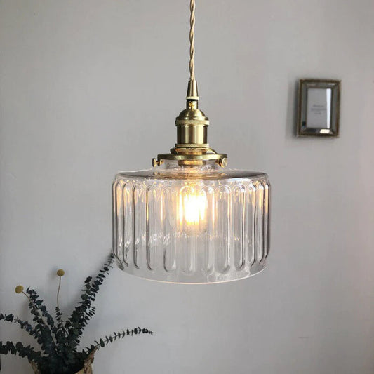Glass Vintage Pendant Light